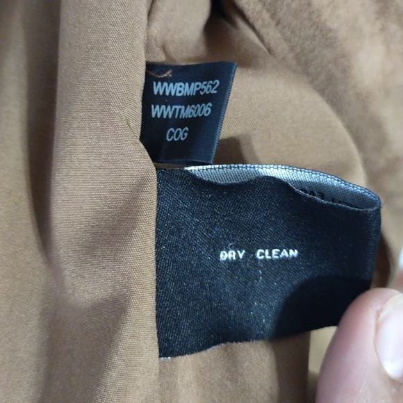 Women's Black Rivet Faux Leather Western Fringed Jacket Long Sleeves Size M - Picture 10 of 12